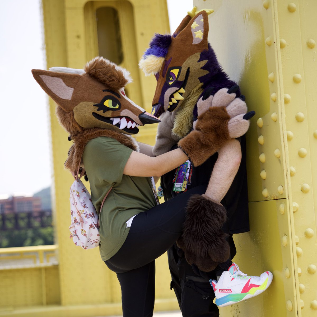CroctheOtter's tweet image. Pittsburgh has been invaded by fuzzies 😱
Photo Comms are still open!! DM me for more information :3
#Anthrocon