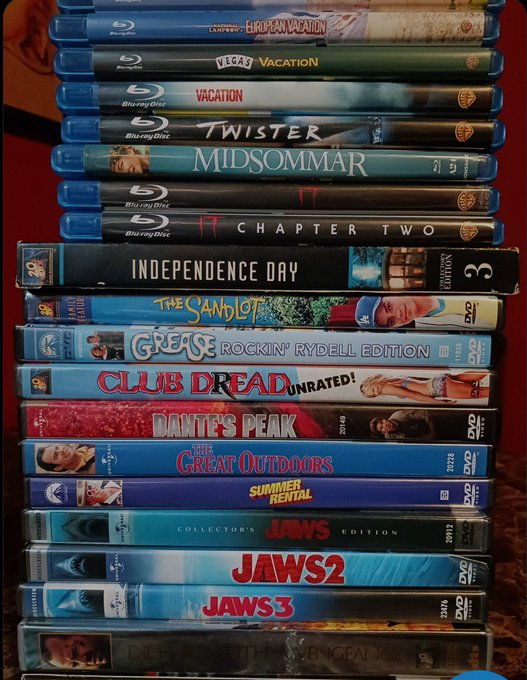 10110_nicole's tweet photo. So here is my tenetive starter list for #July4th #SummerMovieWeekend 2025 Some of these are annual traditions and some are new additions. I am also open to suggestions and will be looking back at the last 2 years for any classics I missed https://t.co/2IS3Aqv2rC