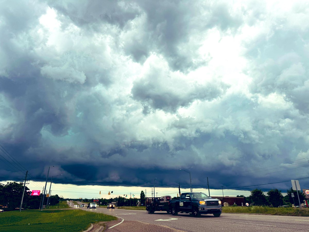 How summer storms look in the South. Humidity 110% 🥵