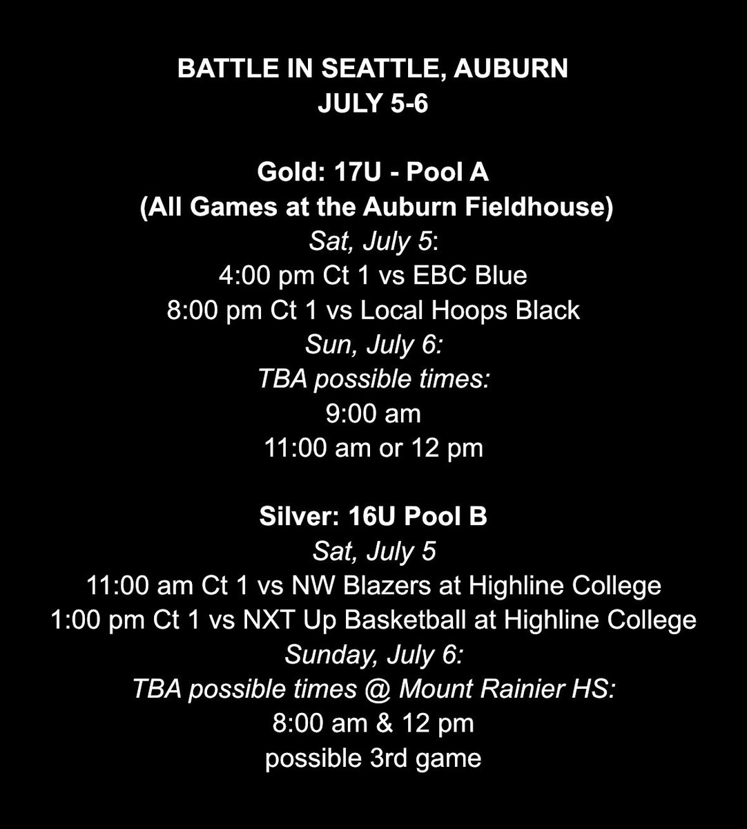 W2WBasketball's tweet image. Quick tune up this weekend before we head out to the National Tournaments!
Happy 4th 💫💥