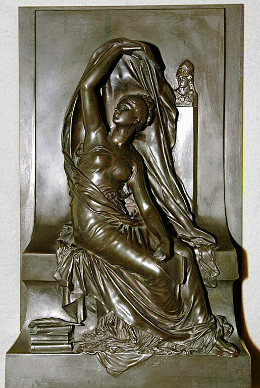 Greetings All
I hope you enjoy
the weekend💞

La Pensée
Date: c. 1900
Artist:
Henri Chapu 
(French, 1833 1891)
Cast by Thiebaut 
Freres Fumiere et Cie. 
Bronze
32.3 × 21.1 cm 
(13 9/16 × 8 5/16 in.)
Art Institute Chicago