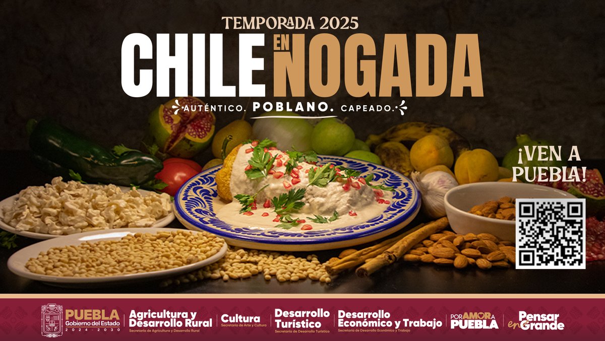 quorum_mx's tweet image. ¡Es la temporada más esperada en Puebla! 🌶️✨ El delicioso Chile en Nogada ya está aquí.
#ChileEnNogada #Puebla #GastronomíaMexicana #TemporadaDeNogada #orgullopoblano