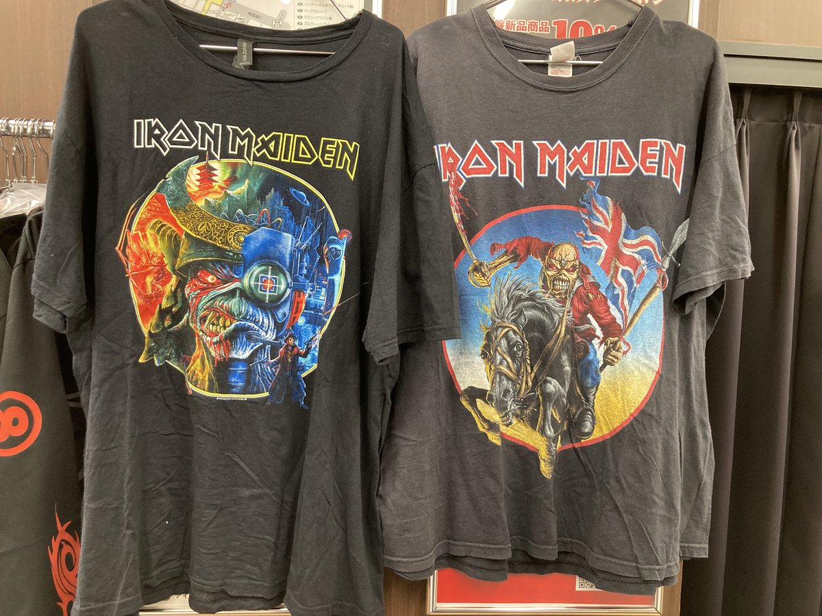 🔥新宿ヘヴィメタル館開店🔥 朝一でメタルTシャツ出しました！👕 IRON