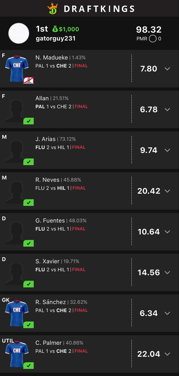 Would like to thank all the adult beverages 🇺🇸 I’ve consumed today in their help to make me forget to make a lineup swap