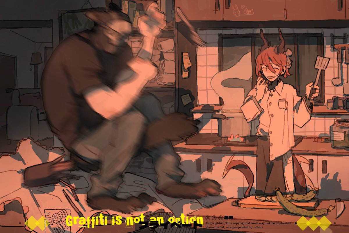 Celia_1021's tweet image. 劳猫被黄瓜吓到模糊🥒哈哈哈哈哈
超喜欢喜欢爪爪开花
#ghost梦女 #ghost #梦女 #oc