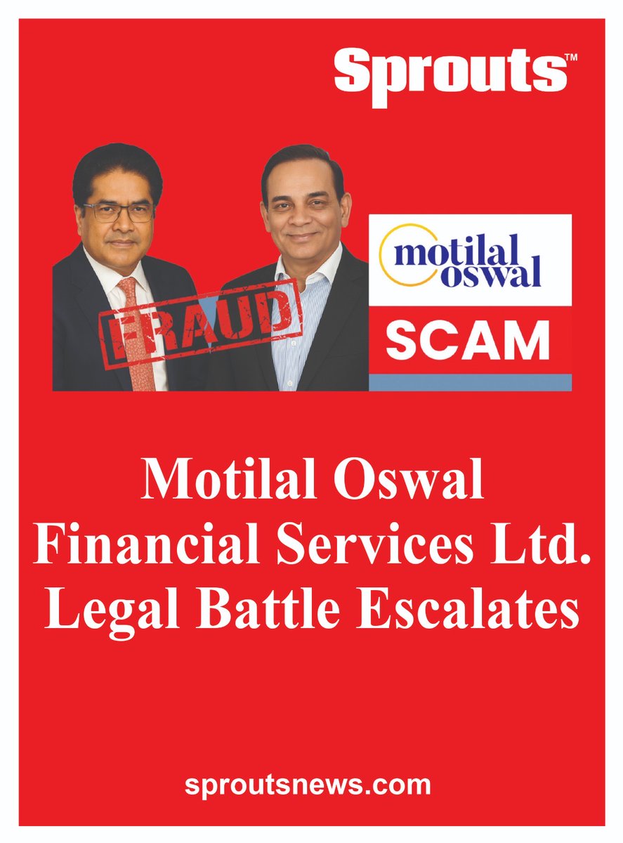 Motilal Oswal FS Ltd Legal Battle Escalates: Bombay HC Slams Dadar Cops
 sproutsnews.com/motilal-oswal-…

#MOFSLScandal
#BombayHighCourt
#SproutsSIT
#SexualHarassmentCoverup
#UnmeshGujarathiExclusive
#SproutsSITInvestigation
#MotilalOswal

<a href="/MinistryWCD/">Ministry of WCD</a> <a href="/NCWIndia/">NCW</a> <a href="/SEBI_India/">SEBI_Awareness</a>