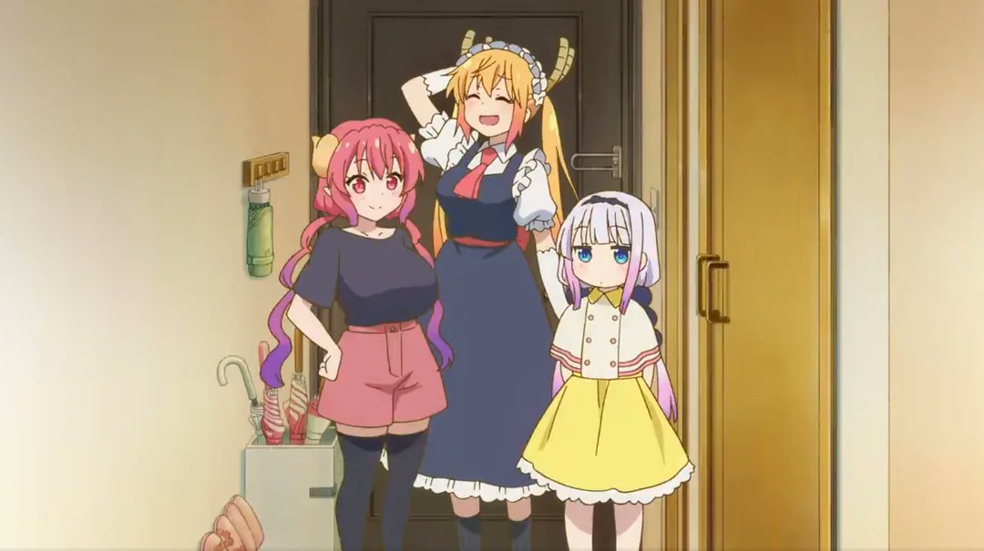 won't make a habit of this sort of post, but...

dragon maid movie. i might watch it, but look at how they massacred my favorite girl, ilulu. boobs, smaller. height, taller. chin, pointier. she wasn't allowed to have her perfect season 2 design for the movie. it's a huge bummer.
