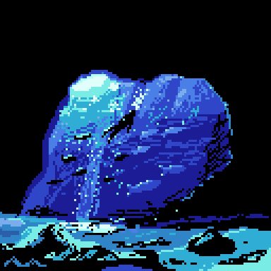 netroco's tweet image. 水中彩画
#pixelart  #ドット絵