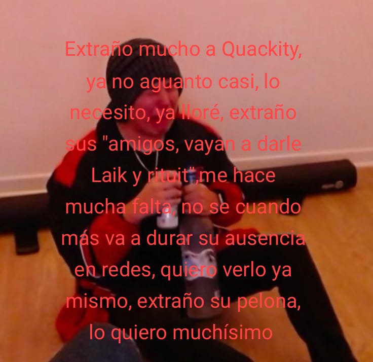 NataliaHer35985's tweet photo. Un mes sin quackity y ya se siente una eternidad 🥀
#quackity #regresaahoramismo #tenecesitamos #tequeremos https://t.co/NMzP5FPPi2