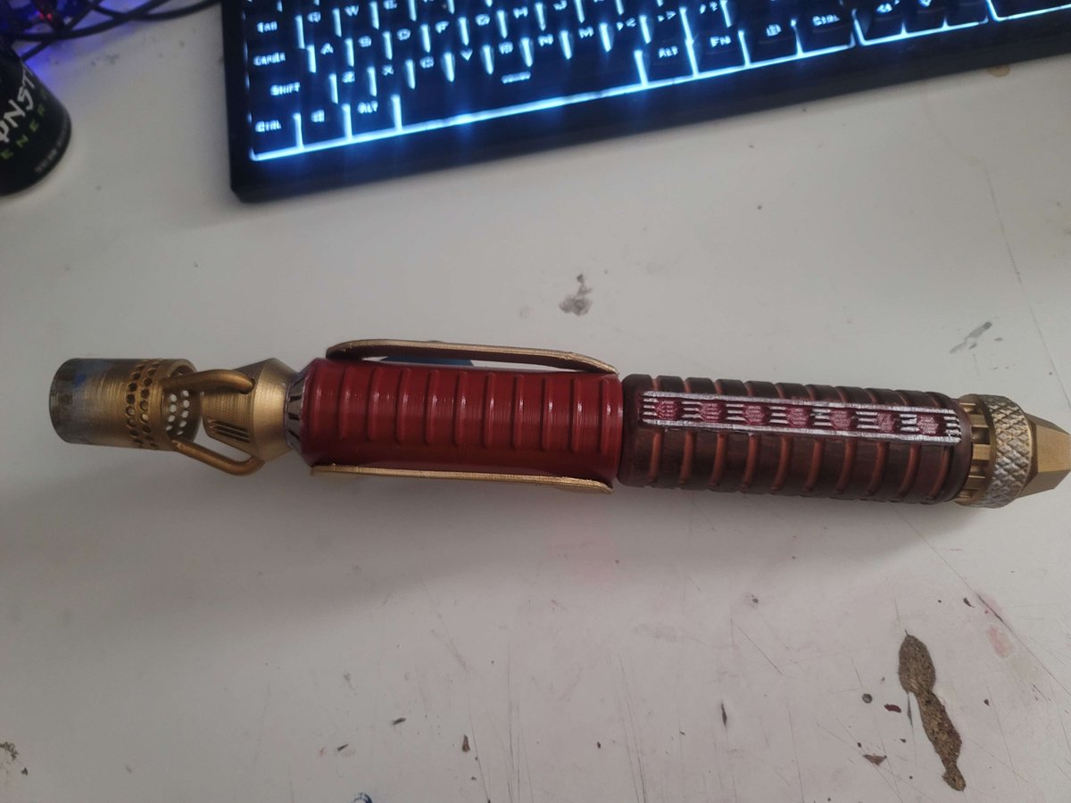 thefreeheathen's tweet image. Hello Tribe
Check out this amazing light saber by @aaronflaming 
printables.com/model/151242-m…
Cheers
Maker Millwright