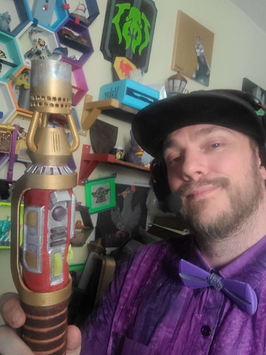 thefreeheathen's tweet image. Hello Tribe
Check out this amazing light saber by @aaronflaming 
printables.com/model/151242-m…
Cheers
Maker Millwright