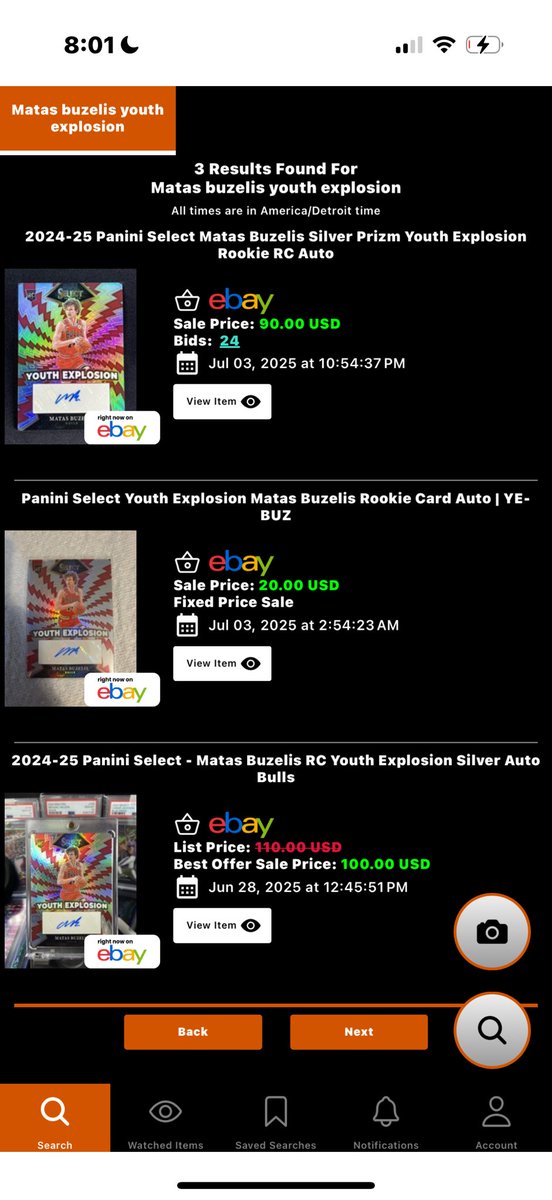 I bet you if I try to sell this card someone will try to get it for the middle comp. Lol. This is why as a seller I tell people all the time that I'll look at comps but in no way can I guarantee you that I'm going to honor them. Some people are foolish <a href="/CardPurchaser/">Card Purchaser</a>