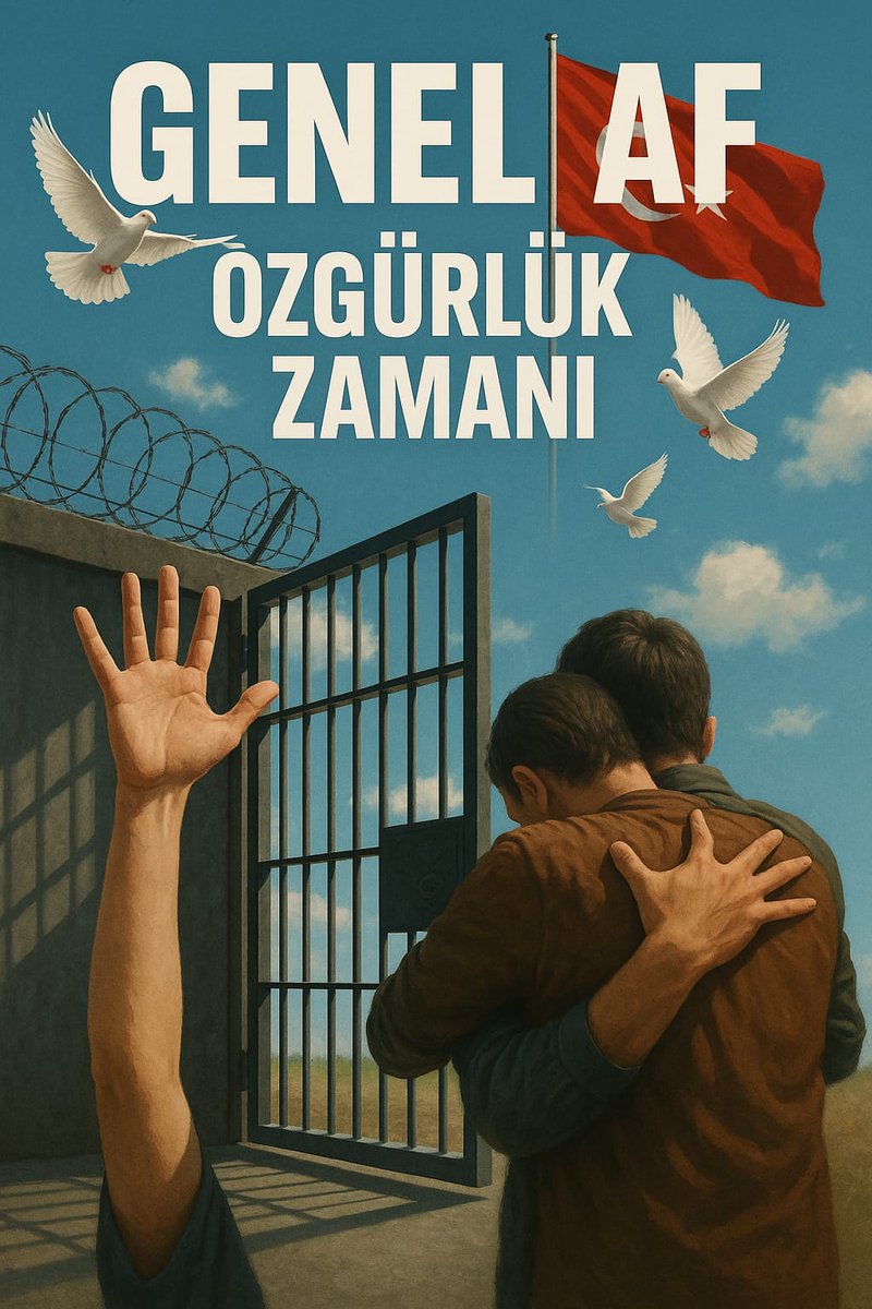 CEZAEVLERİ KIYAMET ADLÎ MAHKUMA AYRIMSIZ EŞİT GENEL AF🕊🕊🕊