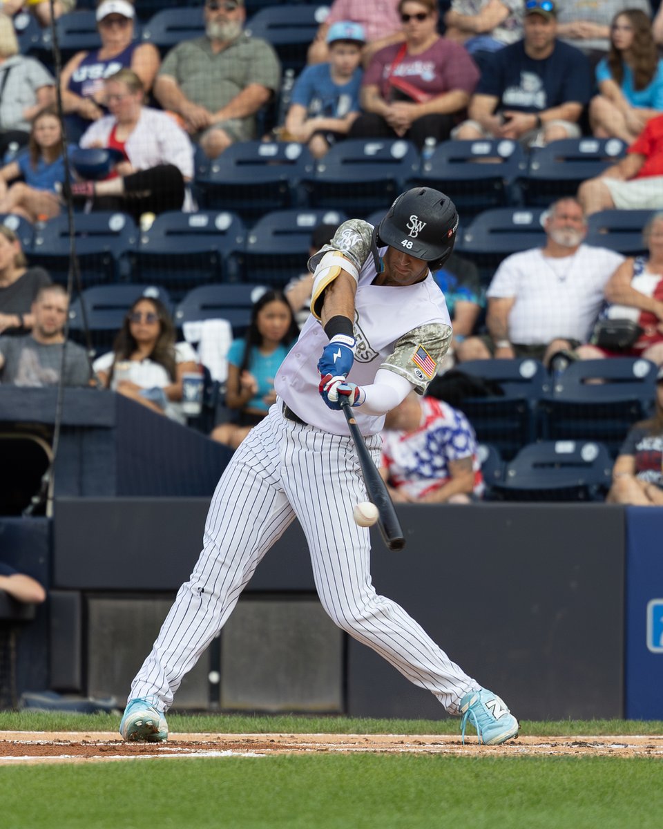 SWB RailRiders (@swbrailriders) on Twitter photo Red, White, and Bid! 🇺🇸 Our Patriotic Jersey Auction is LIVE with game-worn jerseys by No. 2 #Yankees prospect Spencer Jones and your fav RailRiders!
Custom jerseys were worn for our Military Appreciation and Independence Day games. Proceeds benefit <a href="/campfreedompa/">Camp Freedom PA</a>. Auction ends Red, White, and Bid! 🇺🇸 Our Patriotic Jersey Auction is LIVE with game-worn jerseys by No. 2 #Yankees prospect Spencer Jones and your fav RailRiders!
Custom jerseys were worn for our Military Appreciation and Independence Day games. Proceeds benefit <a href="/campfreedompa/">Camp Freedom PA</a>. Auction ends