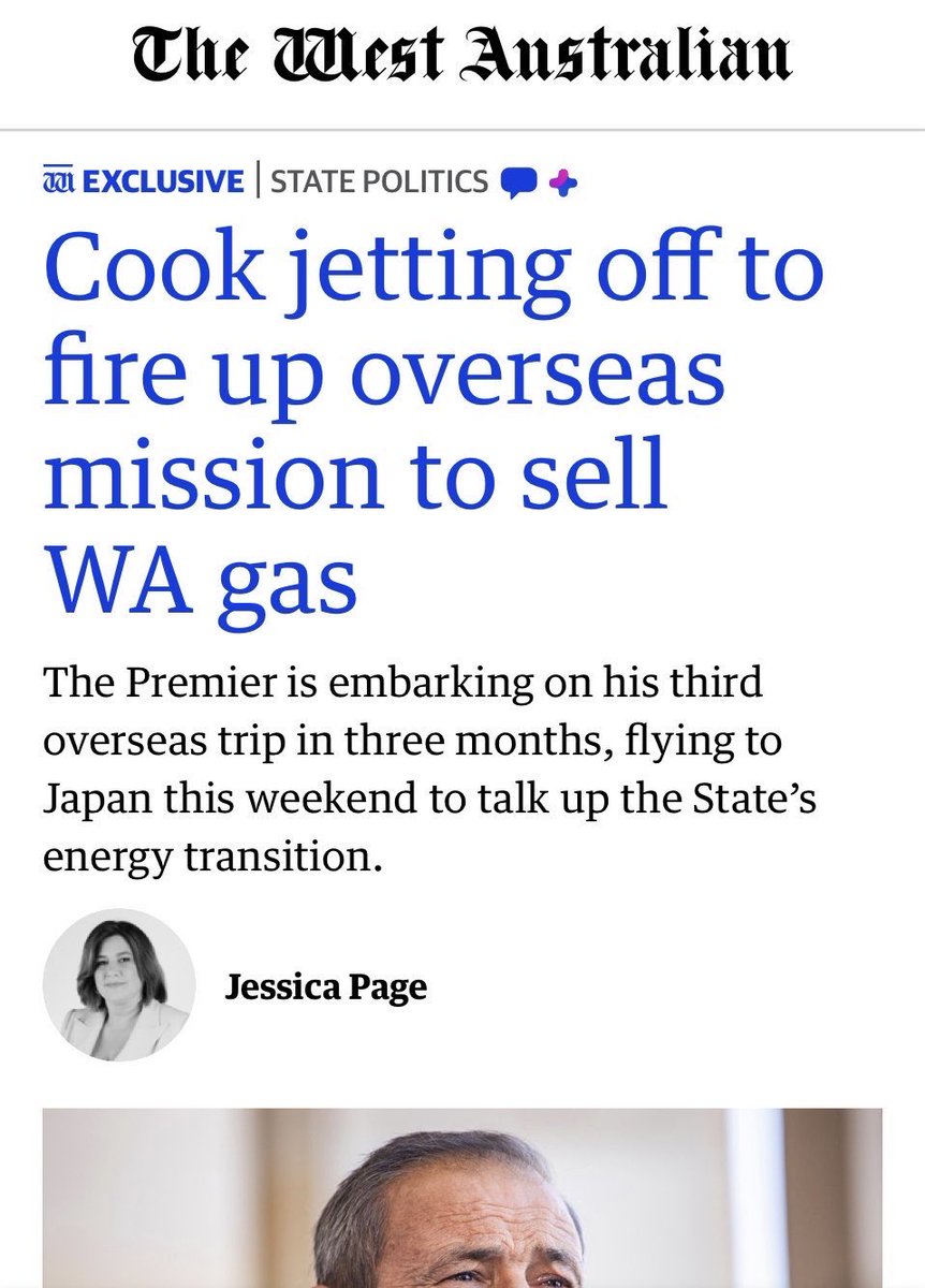 Who does Premier Cook actually work for?

The people of WA?

…or the rent-seeking multinational gas exporters, who are syphoning off WAs domestic gas reserves, pay SFA royalties to WA, get 73% of the gas they export FOR FREE, and have never paid PRRT!?!?