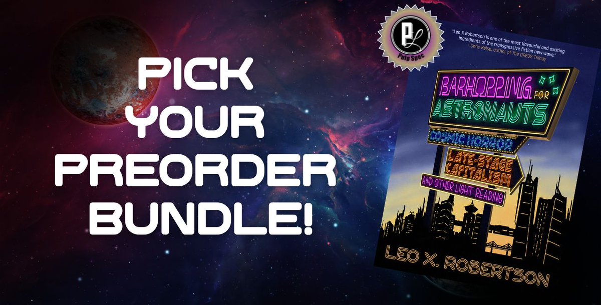 Canadian authors, PulpFemme wants you! And pre-order 'Barhopping for Astronauts' now ✨

mailchi.mp/92a3c108b6c2/w…