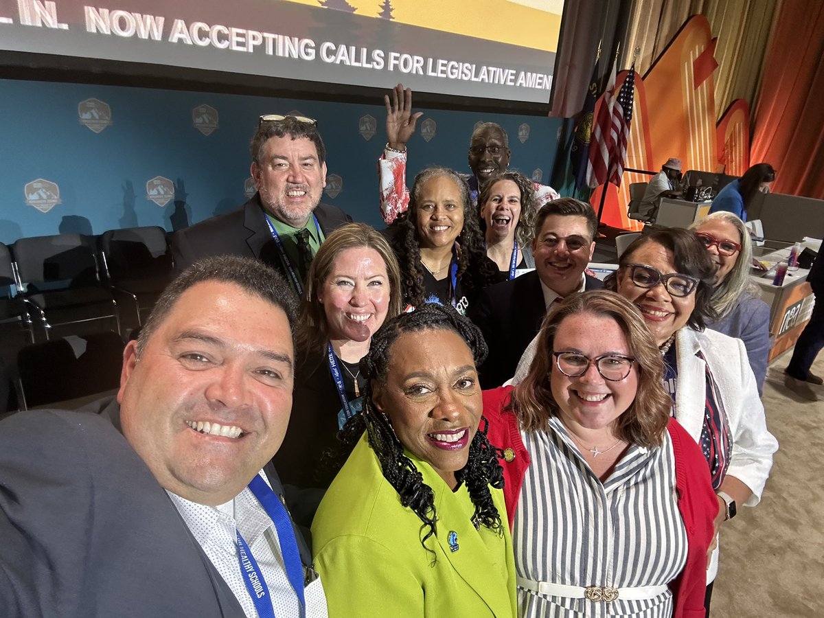 Congrats to Ashlie Crosson of PA, a proud union member &amp; English tchr, named 2025 National Teacher of the Year!

Speaking to NEA RA delegates, she reminded us:
🗣️ “Advocating for students means advocating for ourselves.”

✊ “Protecting education is how we protect our democracy.”