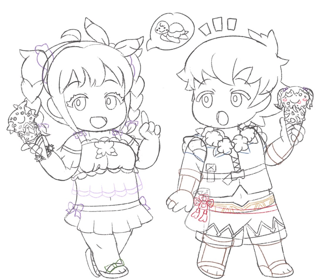 Reizen ✨ (@reizen__) on Twitter photo Even during the summer, Kiragi is very interested in Midori’s silly ramblings! 💚💙
Happy Birthday Kiragi! 🎉 Even during the summer, Kiragi is very interested in Midori’s silly ramblings! 💚💙
Happy Birthday Kiragi! 🎉
