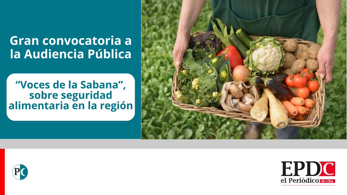 #cundinamarca 📷| Este sábado 21 de junio, a las 9 de la mañana en el Castillo Marroquín, se llevará a cabo en Chía, una audiencia pública bajo el lema, ¡La Sabana se defiende con la voz del pueblo campesino!
Nota completa en: bit.ly/447Whq5

#elperiodicodechia #agro