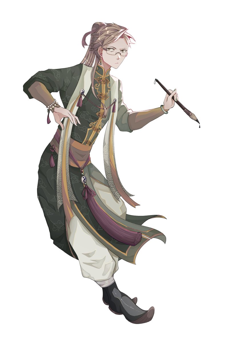 Kunikida in Harukawa's style based on the recent CN attire official arts🖌️🐉

#BungouStrayDogs  #kunikidabsd