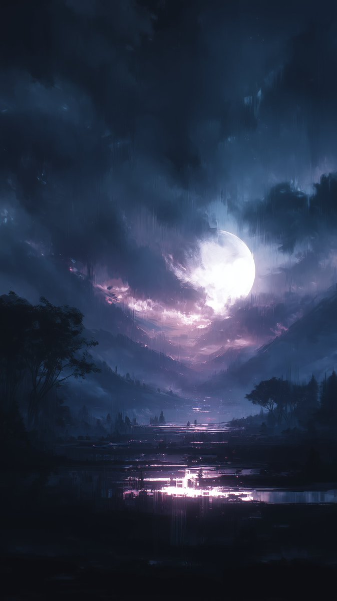 A glitched moonlight

- Midjourney 001