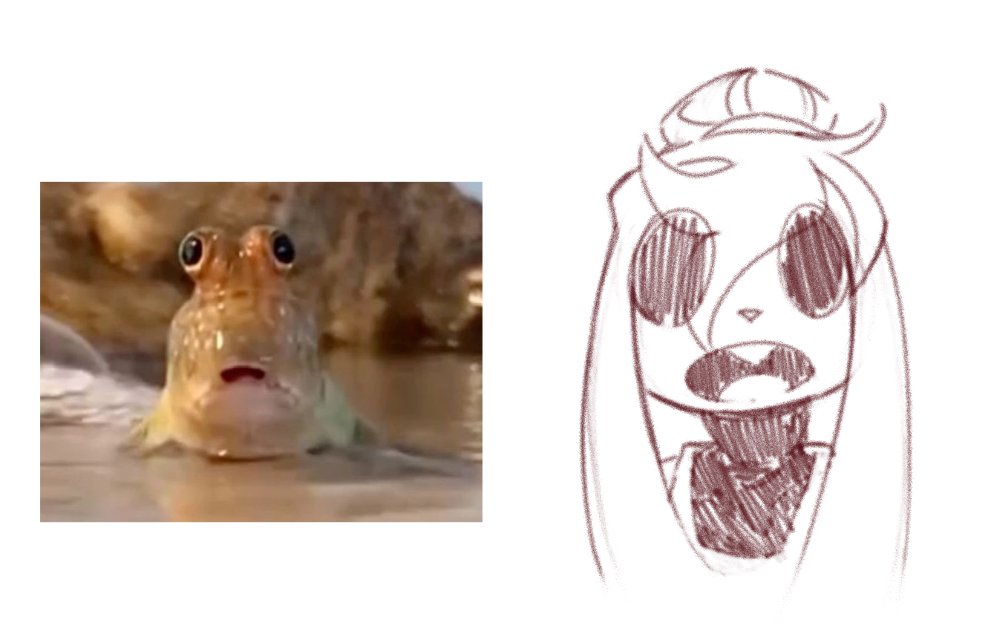 AZRIEL__ART's tweet image. My friends said I look like this thing. I refuse to admit the similarity