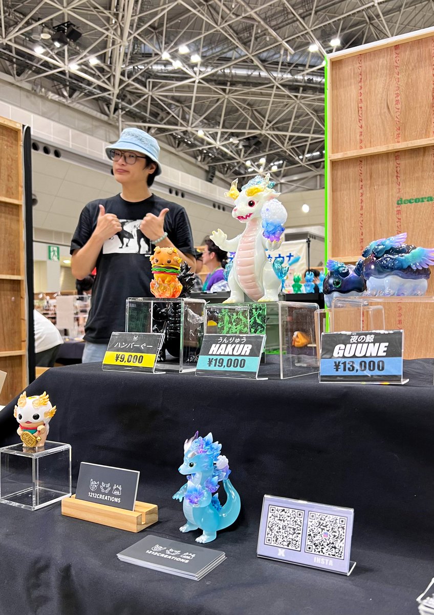 1212Creations's tweet photo. 準備完了！
Booth M-292
BIG SIGHT 西館

#designfesta
#デザインフェスタ 
#デザインフェスタ61 
#HAKUR
#ハク��
#guune 
#グーニー https://t.co/acHEBOhyHn