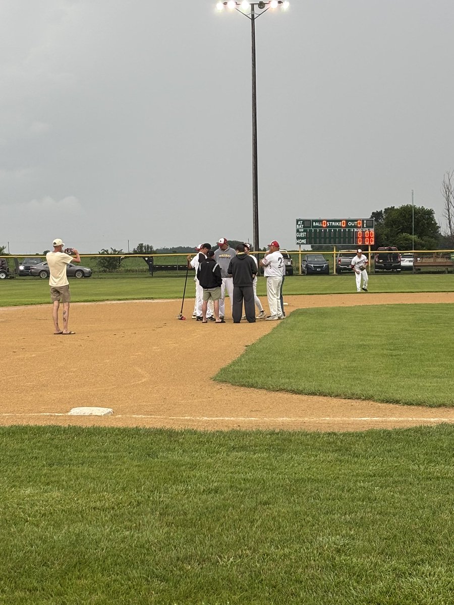 The game has been postponed until tomorrow Saturday July 5th at 7:30.