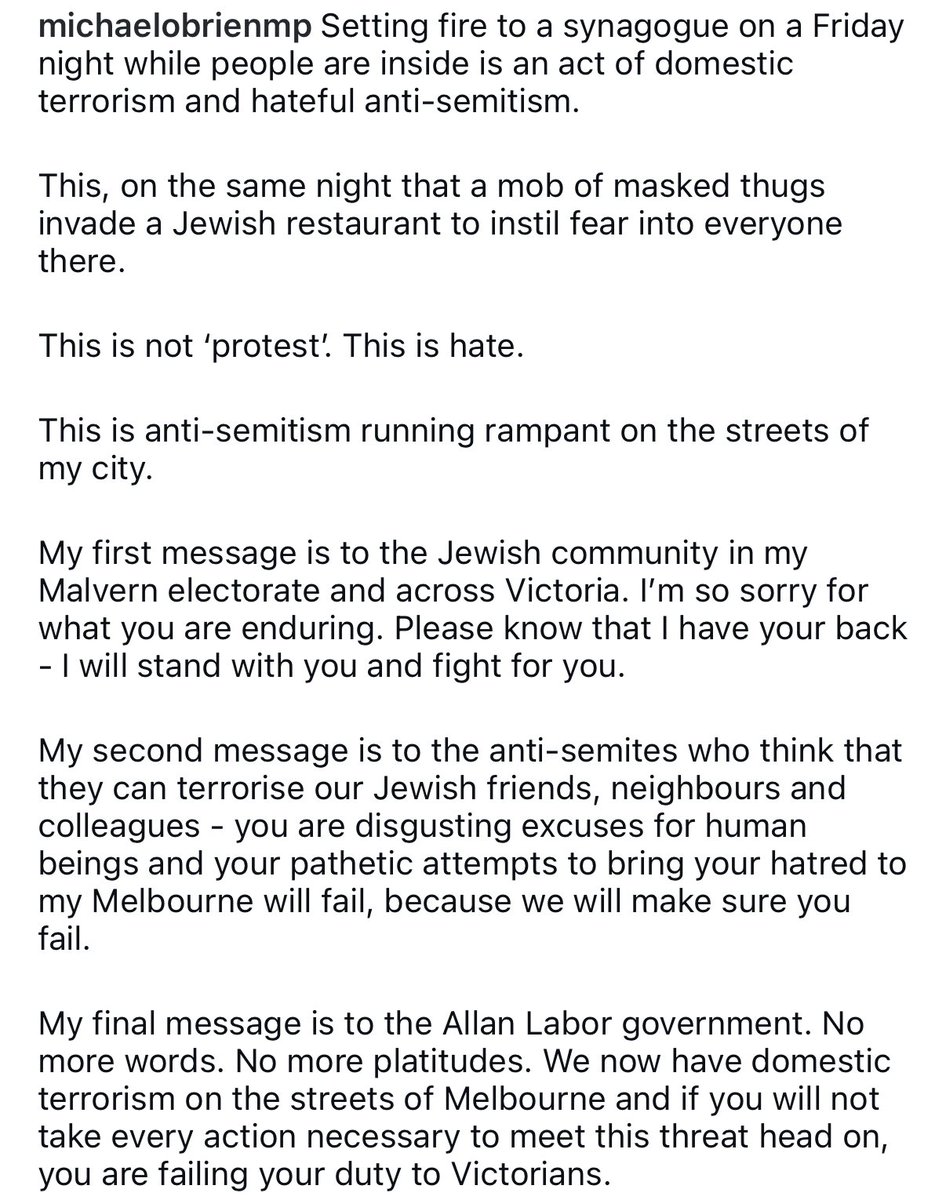 My statement on Friday night’s attacks