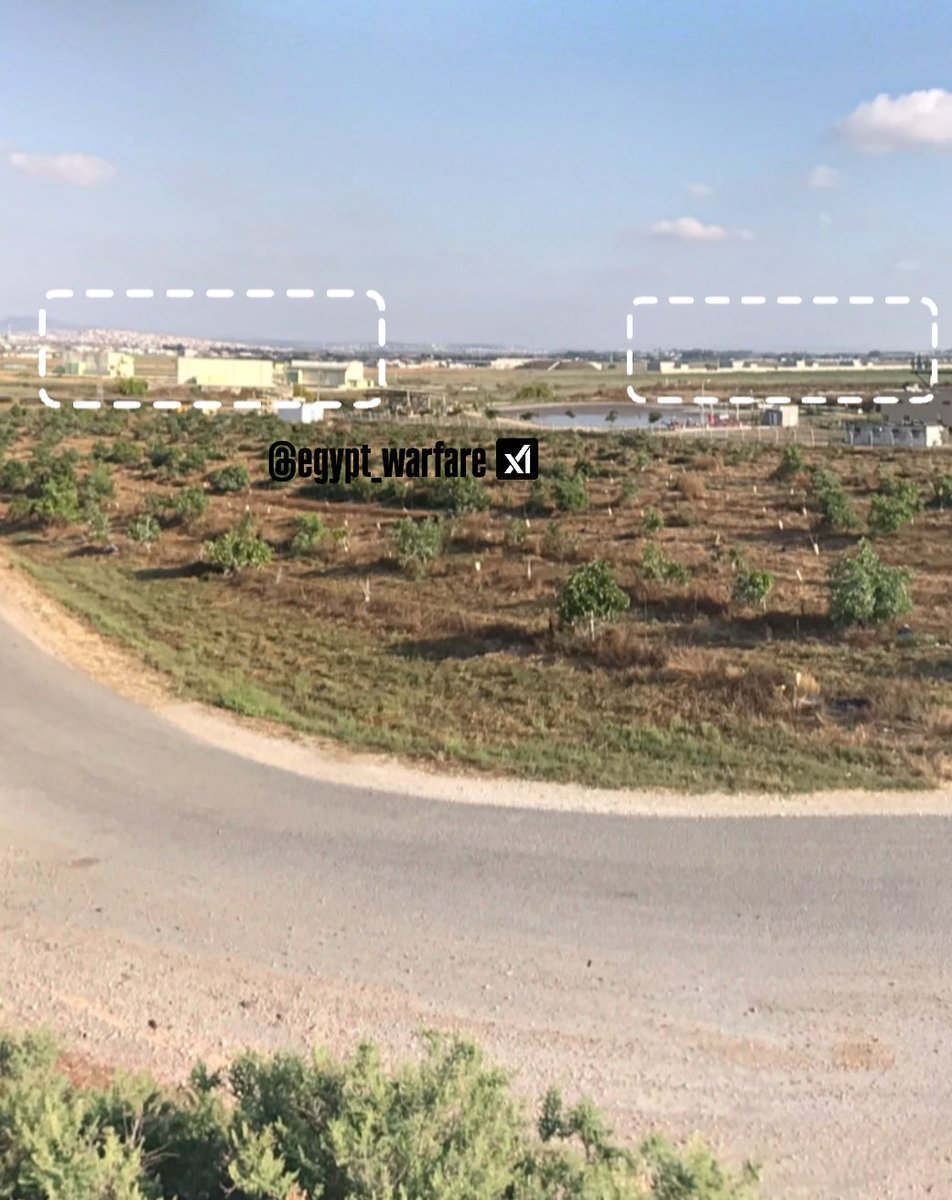 Now, these pics are of Israel’s Ein Shamir Air Base at (32°26'26"N 35°00'26"E) where there’s a specialized section for testing &amp; developing new UAVs &amp; UCAVs, you can see the Arrow anti-ballistic missile (ABM) battery in their shelters on the left, and a new David’s Sling battery