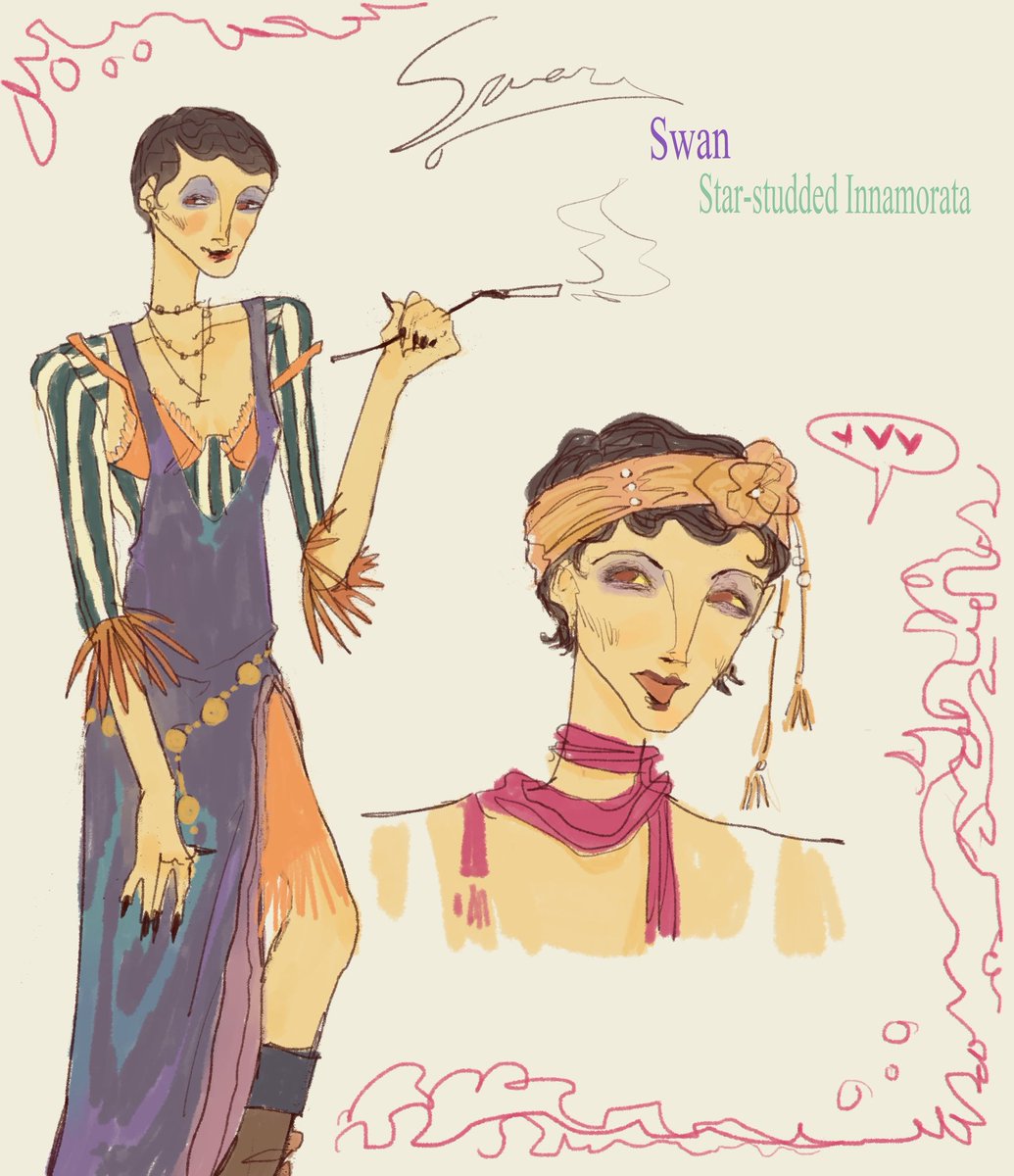 cyrblyme's tweet image. Working on oc references for artfight this year