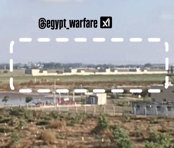 These are the new David’s Sling launchers in their 4 shelters at 32°26'10"N 35°00'00"E