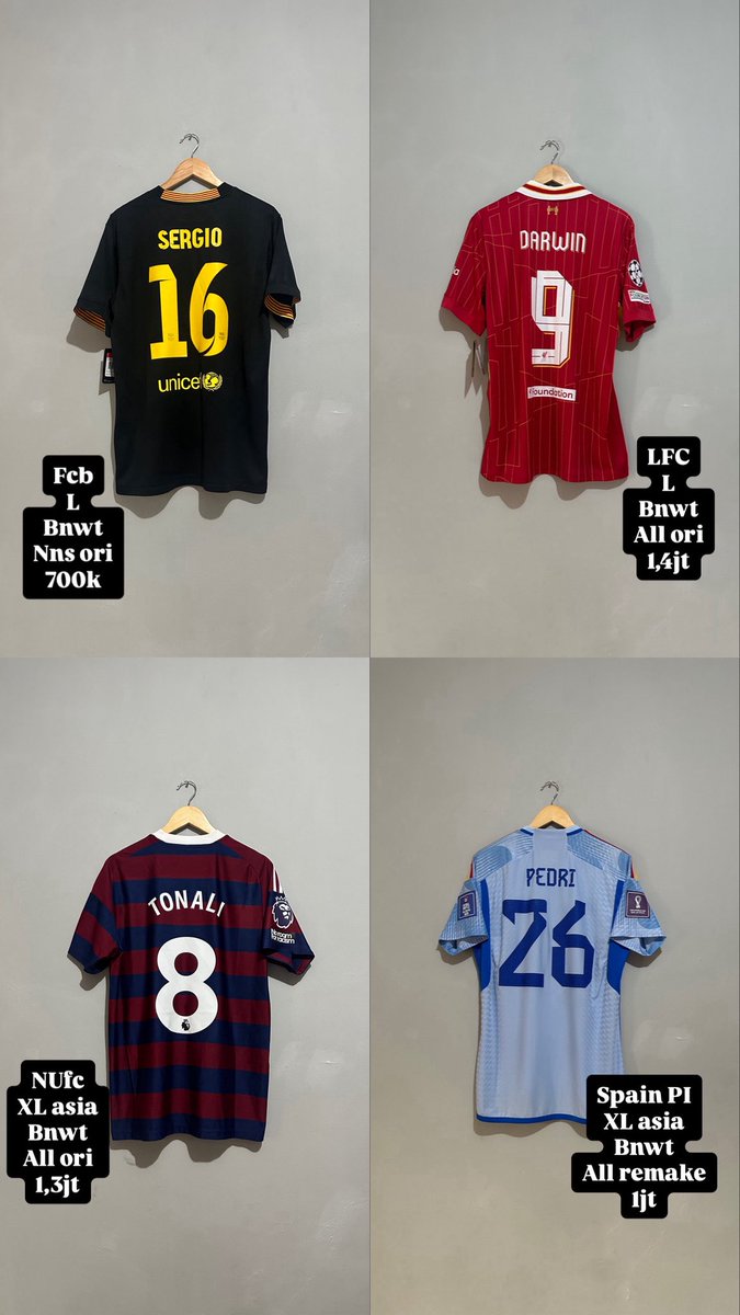 budor_shop's tweet photo. WTS
Detail bisa japri
WA 081218123757
#jersey4sale
@Jerseyforum https://t.co/OTPmnJbysI