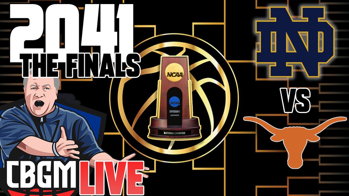 🚨🔥 New CBGM Media 🚨🔥

"Live 2D Sim: The S41 Championship Final (#1 Texas vs #1 Notre Dame)" 📺  w/ Chris

FULL VIDEO: cbgm.news/results/2025/0…

CBGM (College Basketball GM) Flagship League Experience of GM Games #DDSCB25 <a href="/wolverinestudio/">Wolverine Studios</a>

#CBGM #gmgames #marchmadness #cb25