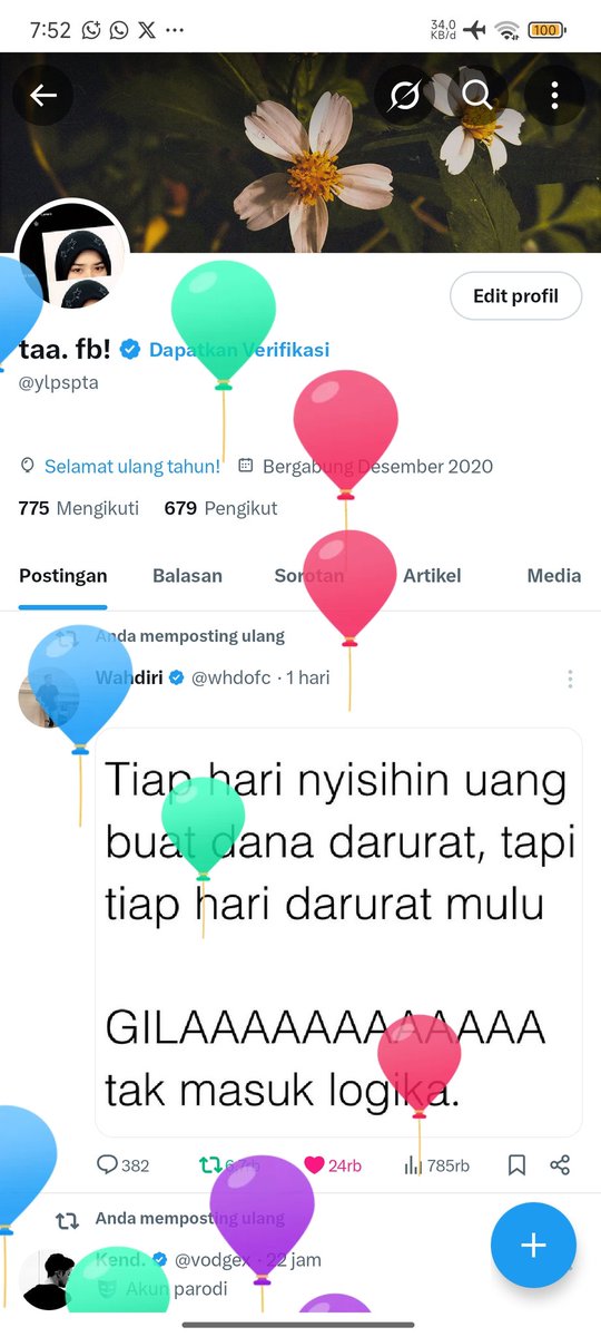 balon nya kakk