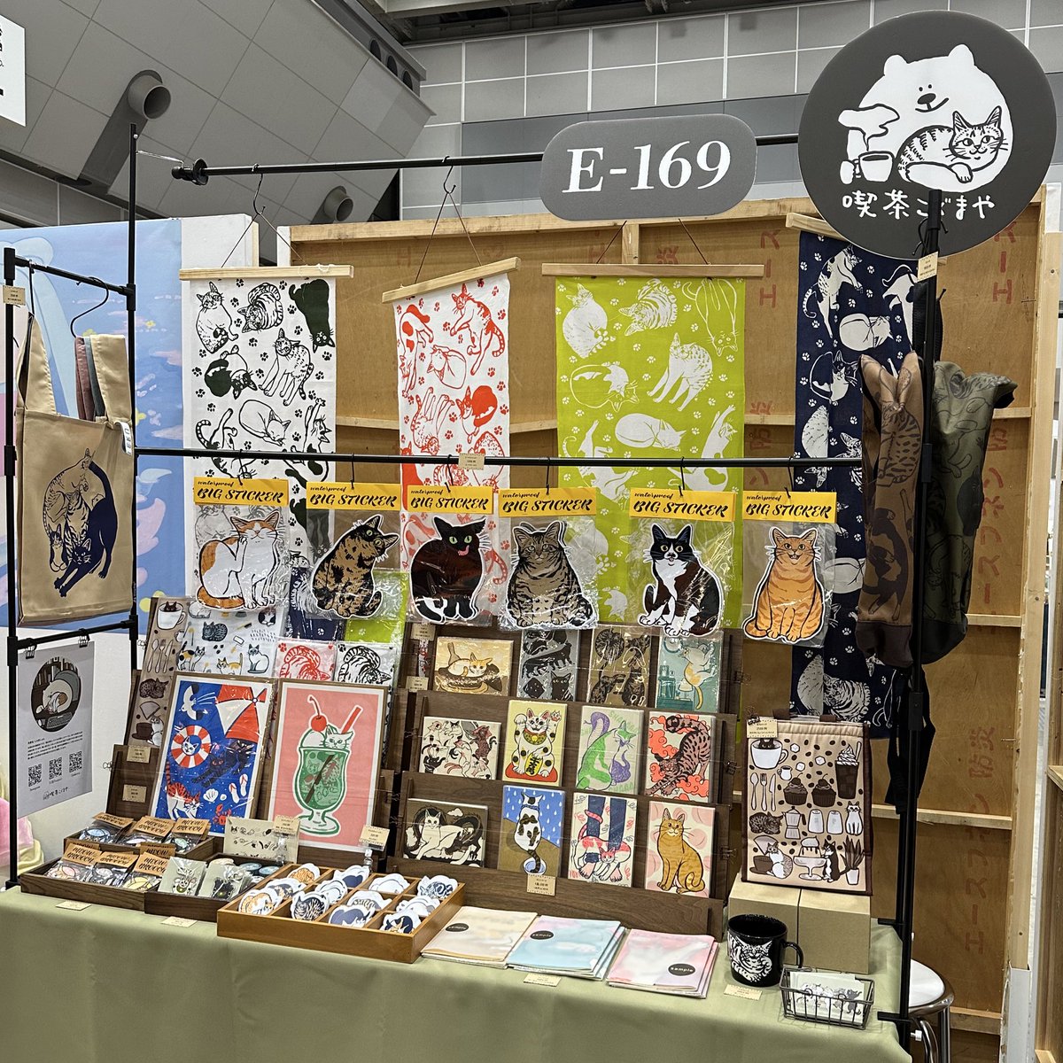 デザフェス設営完了〜！
西館1階E-169でお待ちしております！