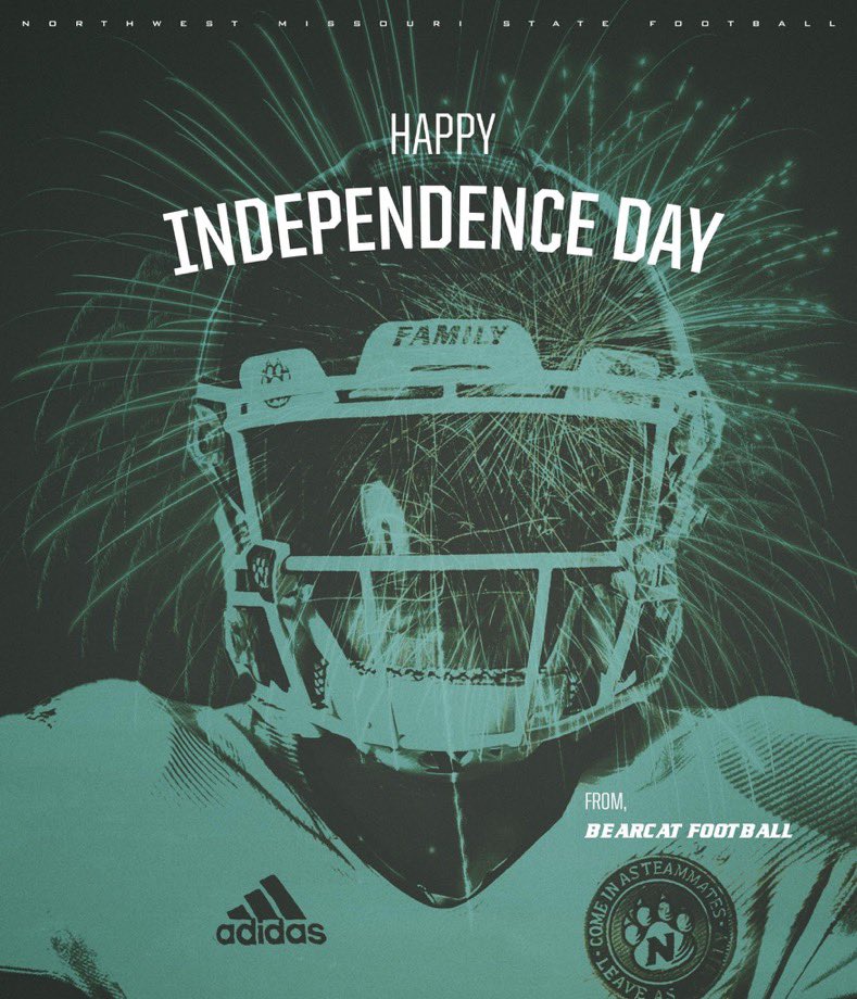 AustinRiggs_6's tweet image. Appreciate the love @Dawavykoach! Happy 4th of July!!
@NWBearcat_FB @pointerfootball