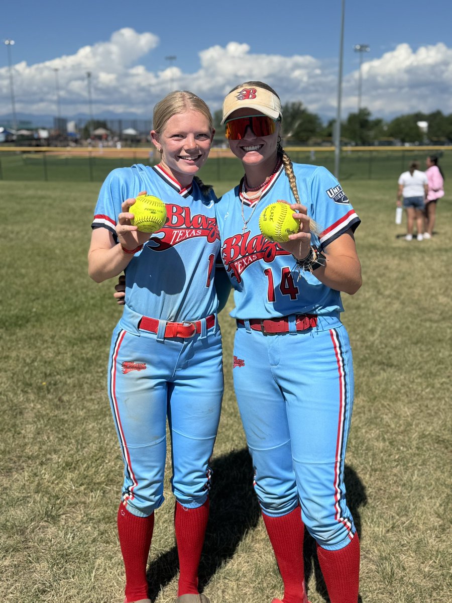 Tough day for the Texas Blaze Gold 16U this morning but we plan to make a run tomorrow and finish strong. Let’s do this ladies. 

Shout out to today’s bomb squad 2026 Merrimack commit Eeva Chick (3) and 2026 Jenna Whitmire (2).  

#txblazegold
#agl003873
#onepitchatatime