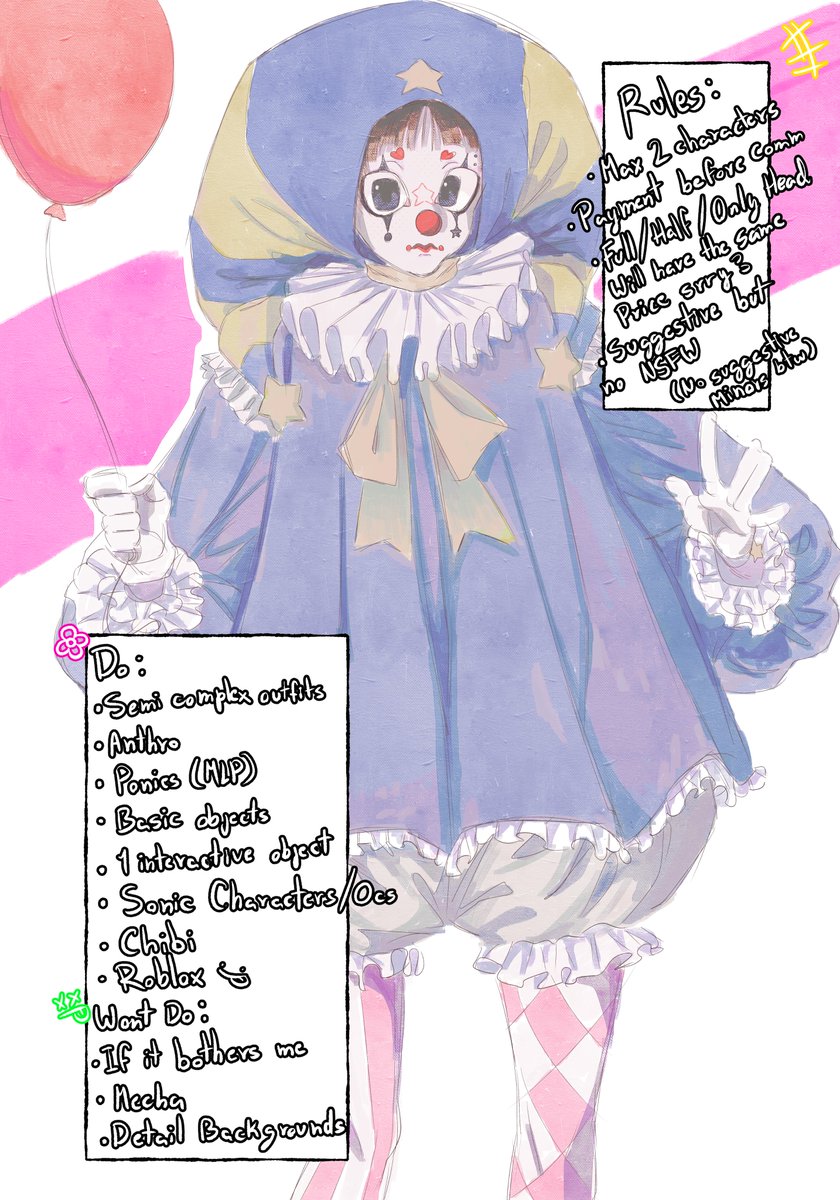 ‼️‼️Emergency Commisions Open‼️‼️
⭐️I will be doing commisions to pay my studies in the university for next year, So pls RT 💦