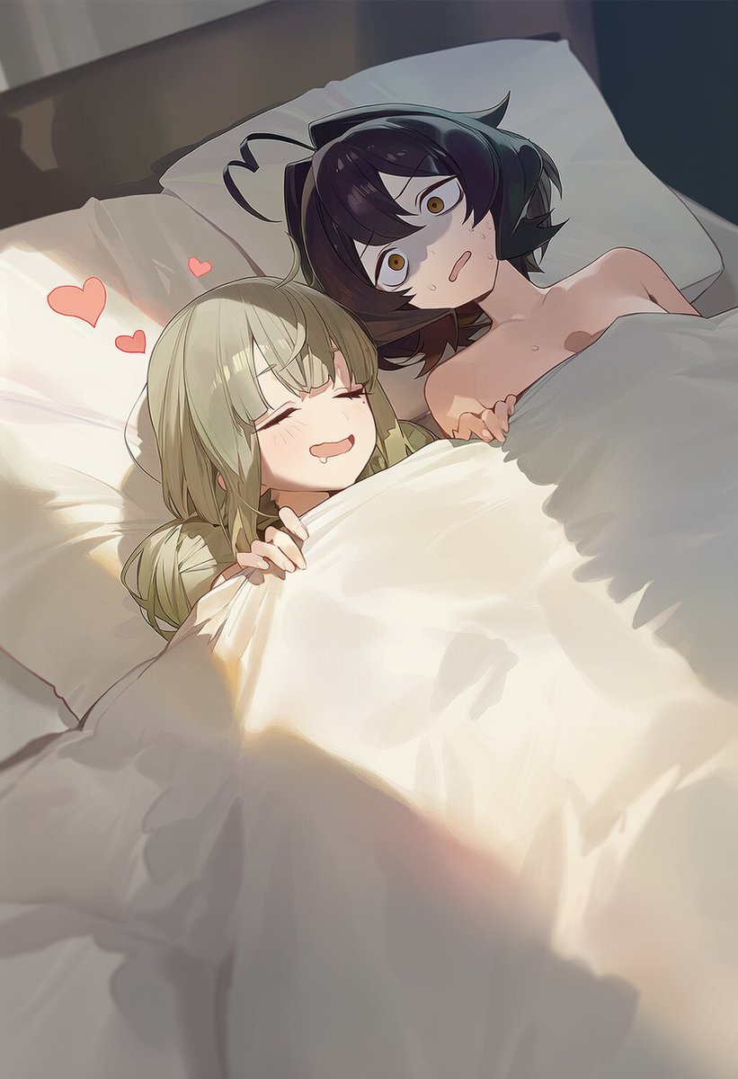 Araga Kiwi &amp; Hiiragi Utena / 阿良河 キウィ と 柊 うてな
Wait, what? / え？　
Support site updated daily / 支援サイトも日々更新 
#魔法少女にあこがれて #mahoako