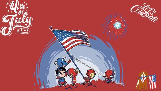 A super-geeky Happy Fourth of July!! Hope you're enjoying it with delicious food and spectacular fireworks! #FourthOfJuly