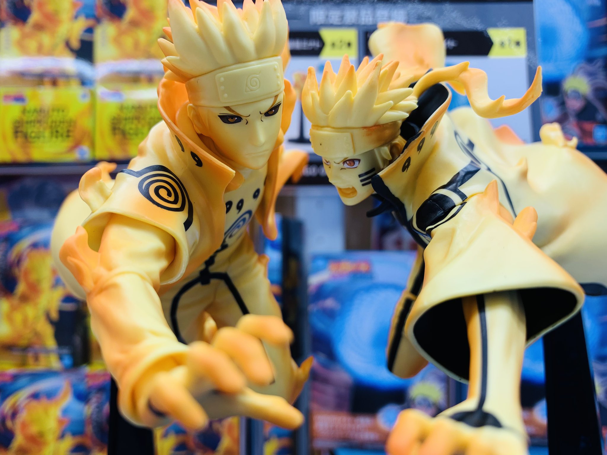NARUTO 疾風伝 GiGOグループのお店限定 プライズフィギュア まとめ売り NARUTO ナルト 疾風伝 フィギュア 波風ミナト gigoグループのお