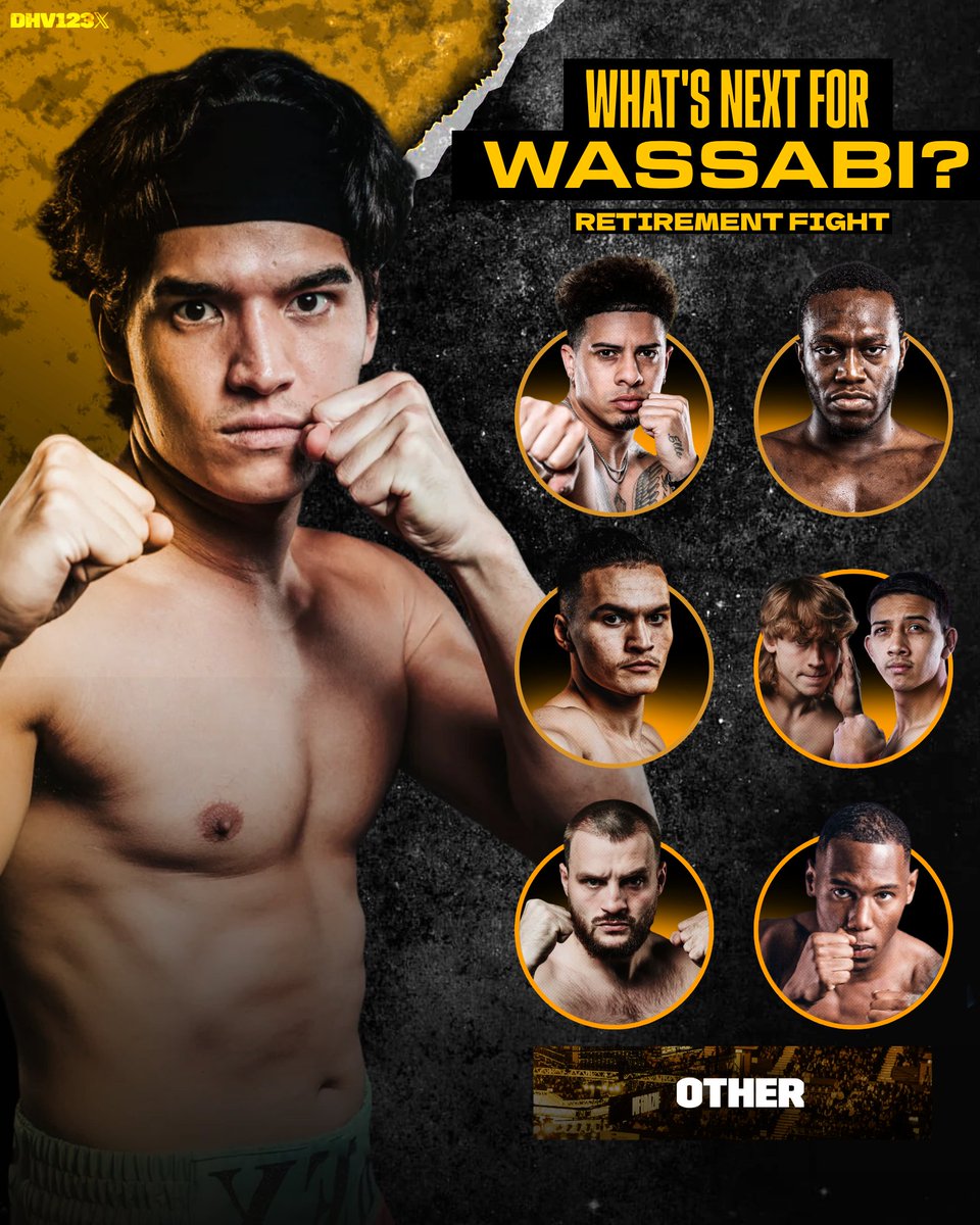 Alex Wassabi's RETIREMENT Fight 🏆

Who should he fight one last time? 👀