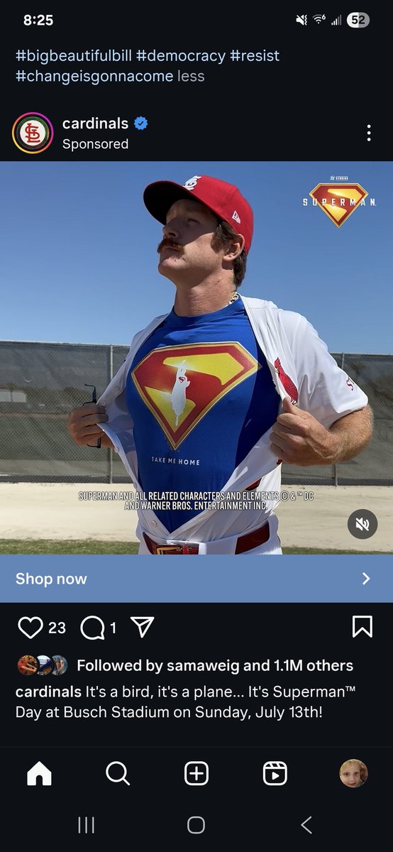 Not good timing on this ad! #cardinals