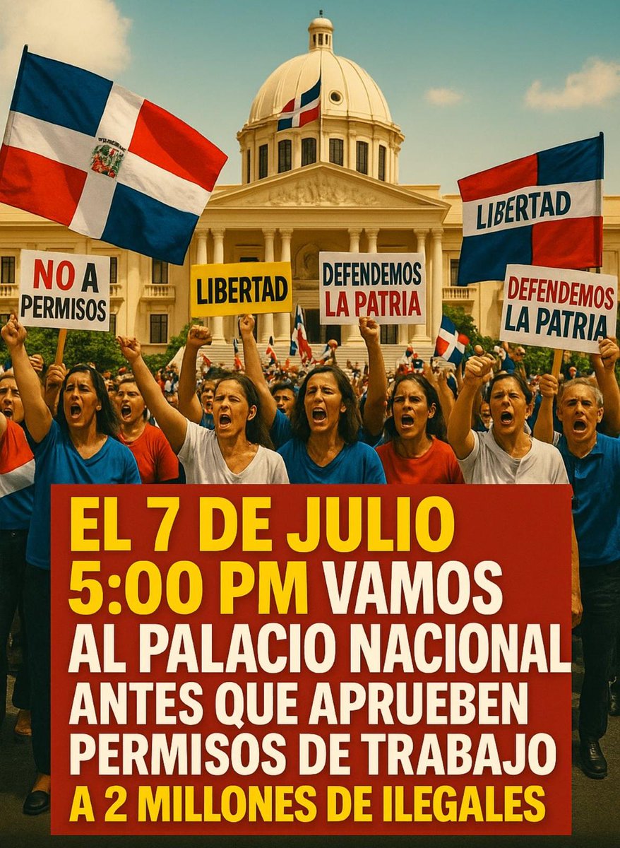 Las èlites dominantes, jefes de los políticos y "superiores" de los mandatarios han decidido, generar condiciones para dar documentos a invasores.

Es la última oportunidad de decirle por las buenas que NO queremos eso, asiste a esta protesta y dejalo claro.