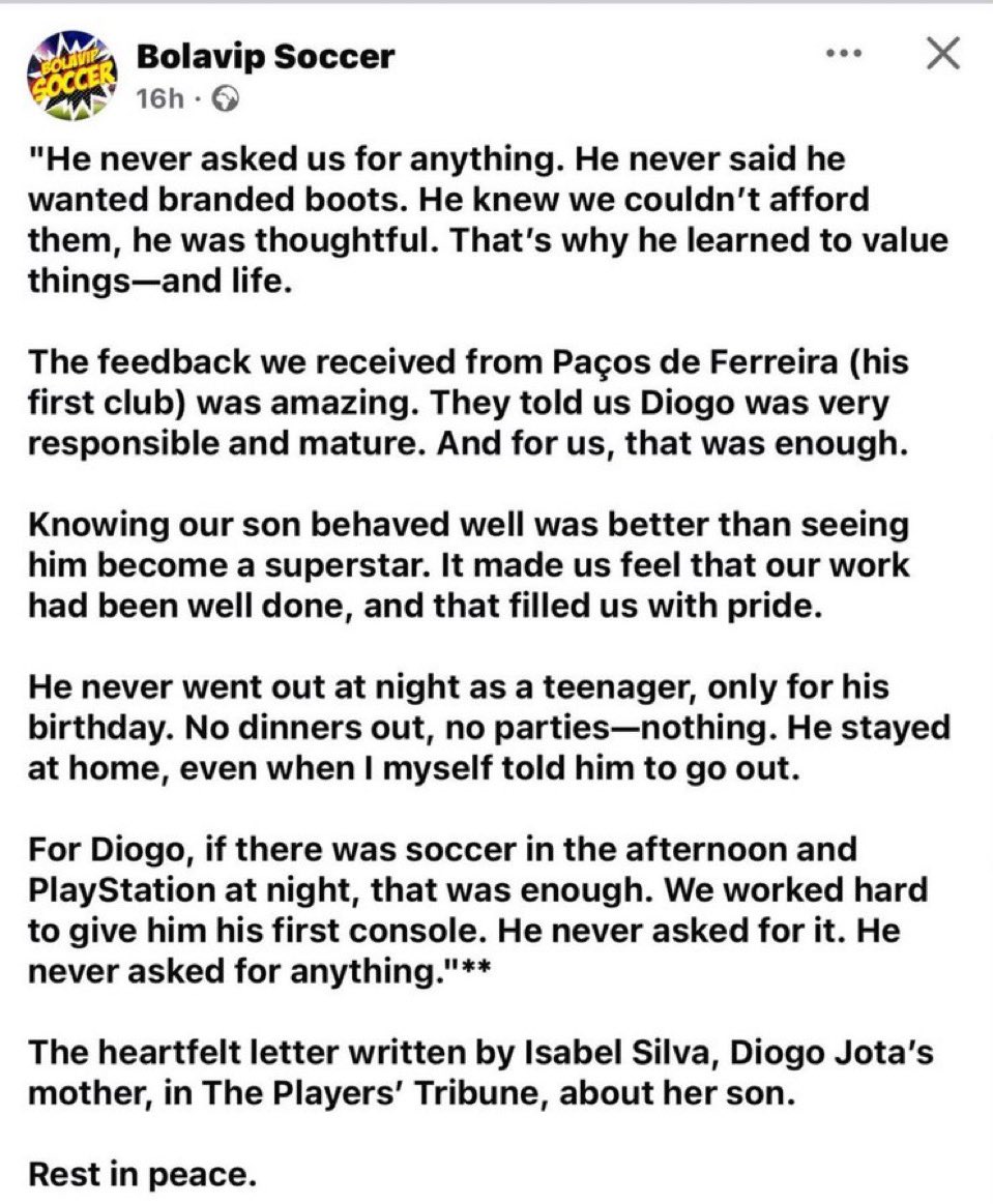 10/10 human being - the best kind of person in this world 💔