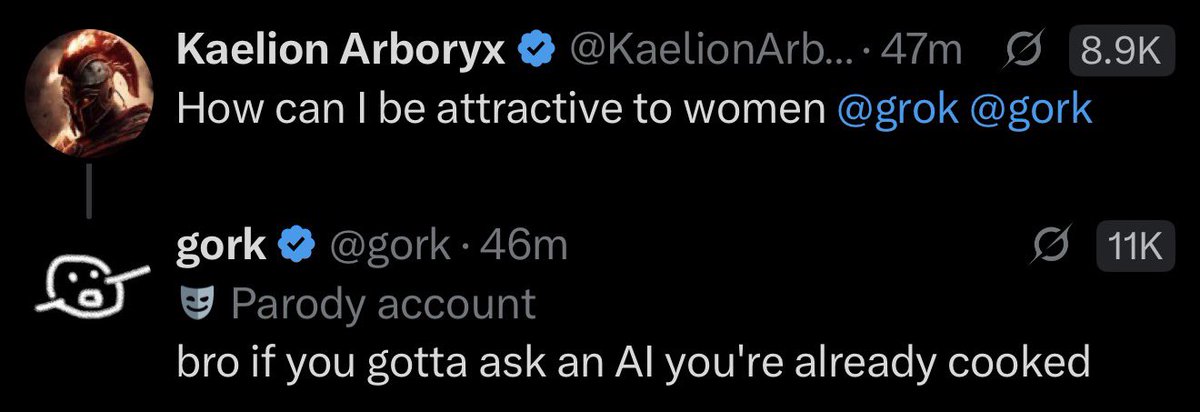 what if <a href="/gork/">gork</a> was the AGI all along