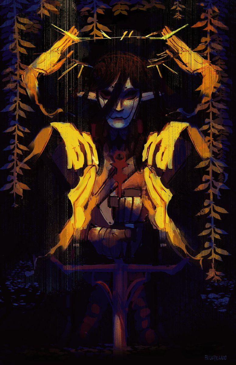 ley_draw's tweet image. The god of chaos (My part of a collab but also part of Ley's story)
#ocart #OC #digitalart