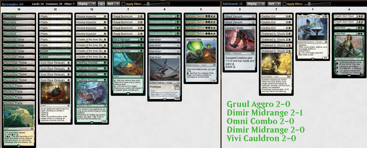 Tiago _Cygnus (@tiago_cygnus) on Twitter photo 🏆 in Standard w/ Rectangles Tribal
Seraph is good vs UB as it can brickwall their fliers and give Vigilance to better play around Drowner eot+Kaito midcombat. Format is intense, needs to get into the board and get online asap, so Beavers are benched.
<a href="/fireshoes/">Robert Taylor🔥</a> <a href="/AlphaStrikeTM/">Alpha Strike Team - MTG</a> 🏆 in Standard w/ Rectangles Tribal
Seraph is good vs UB as it can brickwall their fliers and give Vigilance to better play around Drowner eot+Kaito midcombat. Format is intense, needs to get into the board and get online asap, so Beavers are benched.
<a href="/fireshoes/">Robert Taylor🔥</a> <a href="/AlphaStrikeTM/">Alpha Strike Team - MTG</a>