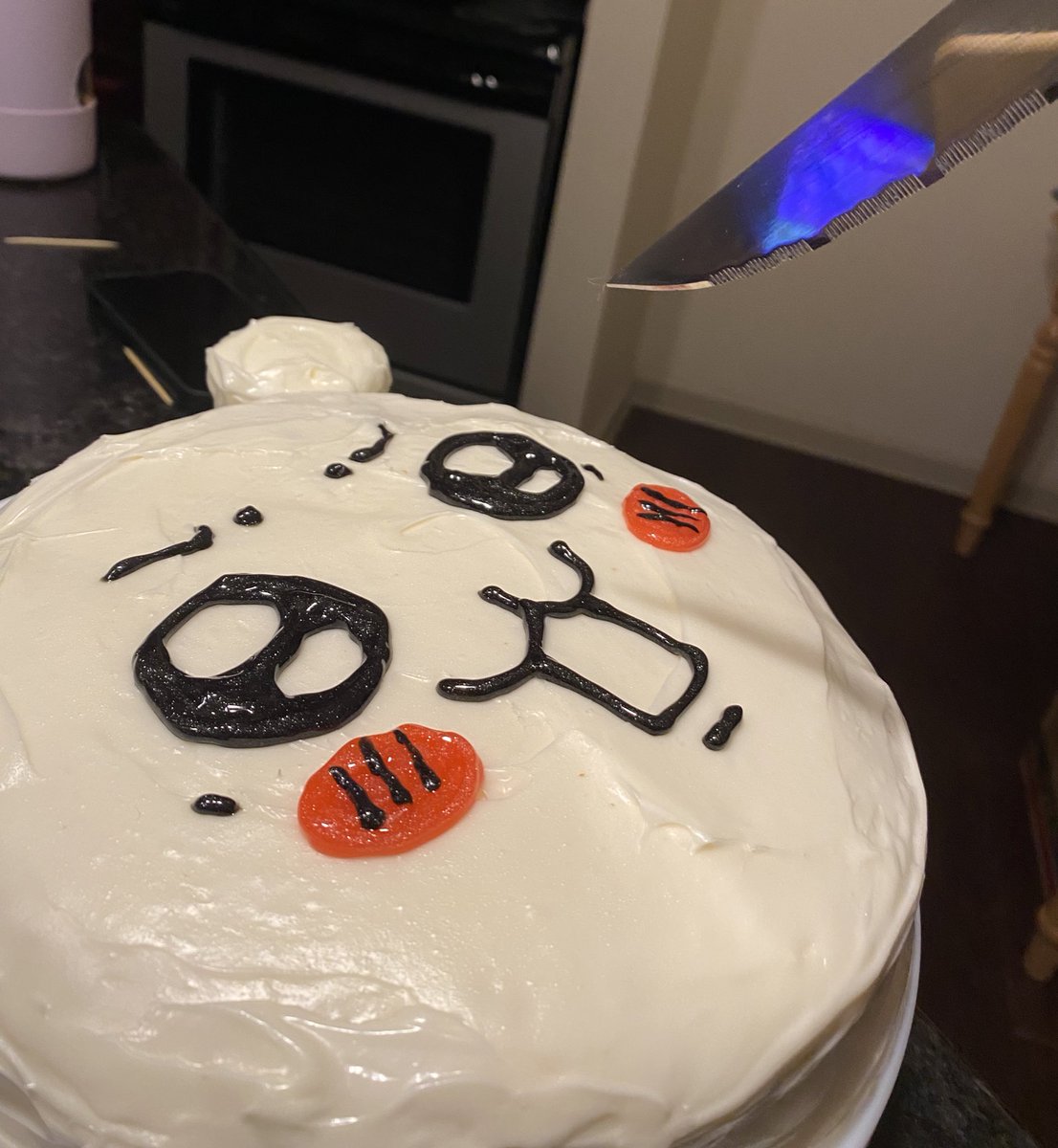SuccuBunni900's tweet image. I made chiikawa cake